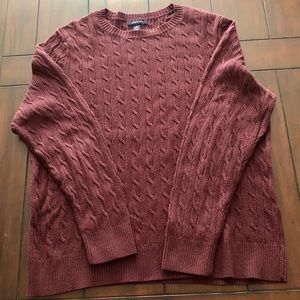 Lands’ End cable knit sweater